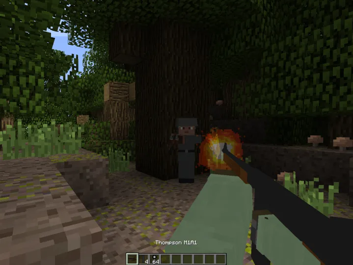 Call to Battle-The WWII Mod — скриншот 7 (Моды, Minecraft)