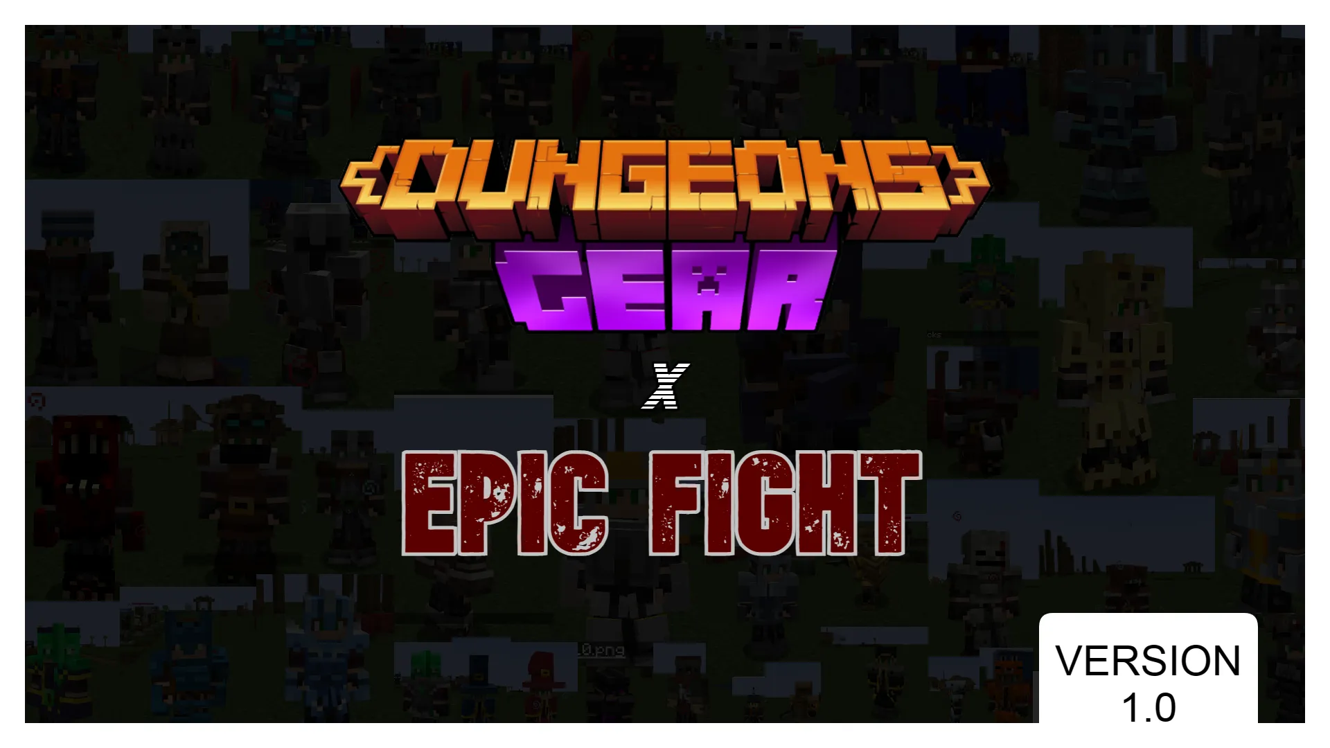 EPIC FIGHT x DUNGEON GEAR — скриншот 1 (Текстуры, Minecraft)