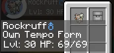 Own Tempo Rockruff, Текстуры, Minecraft