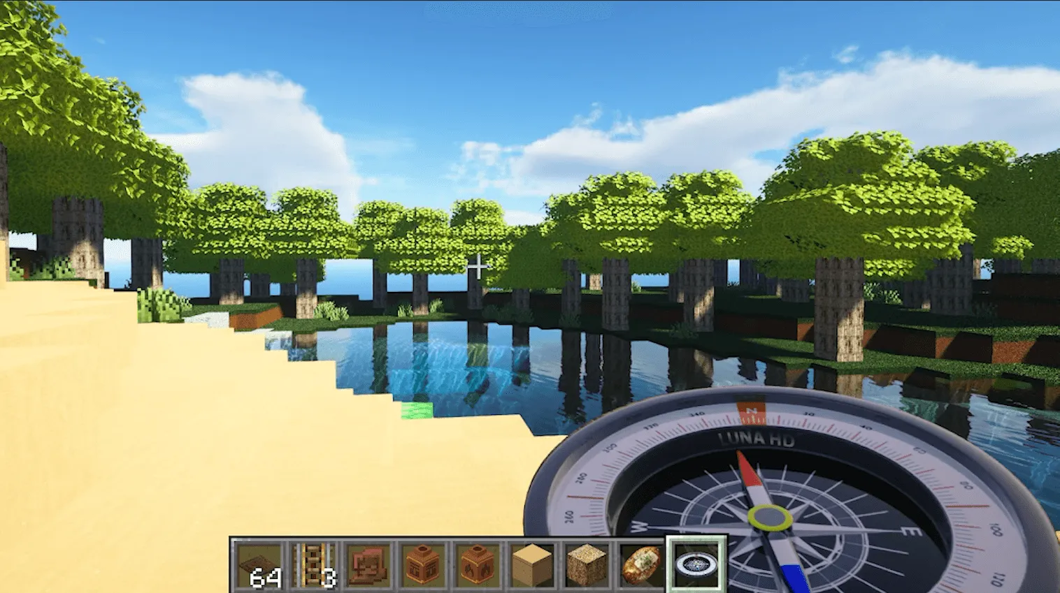 Luna HD 64x — скриншот 2 (Текстуры, Minecraft)