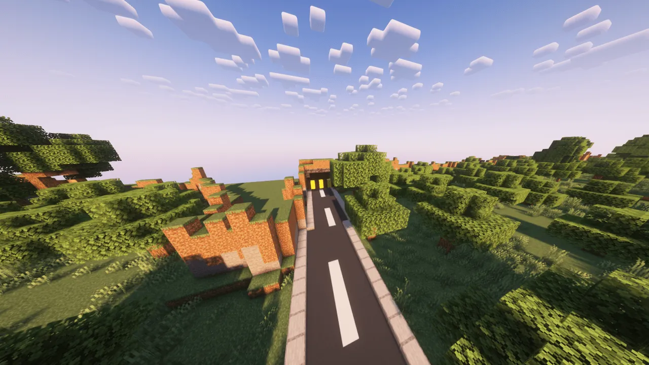 Hunger Games Map (unfinished) — скриншот 1 (Карты, Minecraft)