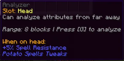 Potato Spells, Моды, Minecraft