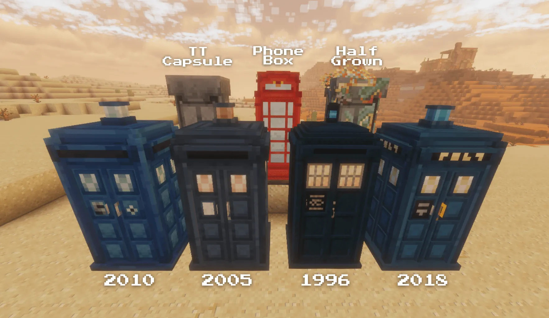 Greg's Tardis, Модпаки, Minecraft