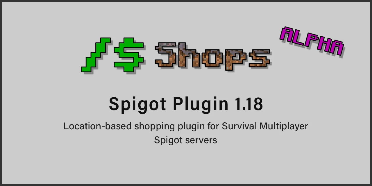 Command Shops — скриншот 1 (Плагины, Minecraft)