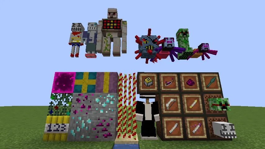 JachaelCraft, Моды, Minecraft