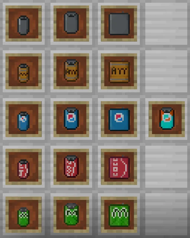 Nano's soda mod — скриншот 1 (Моды, Minecraft)