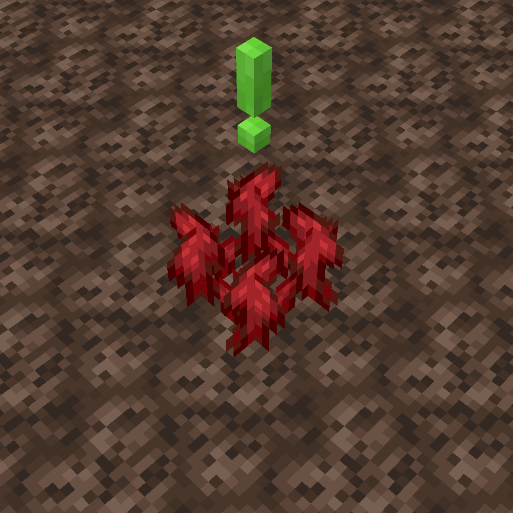 kruemelig's Exclamation mark over plants — скриншот 2 (Текстуры, Minecraft)