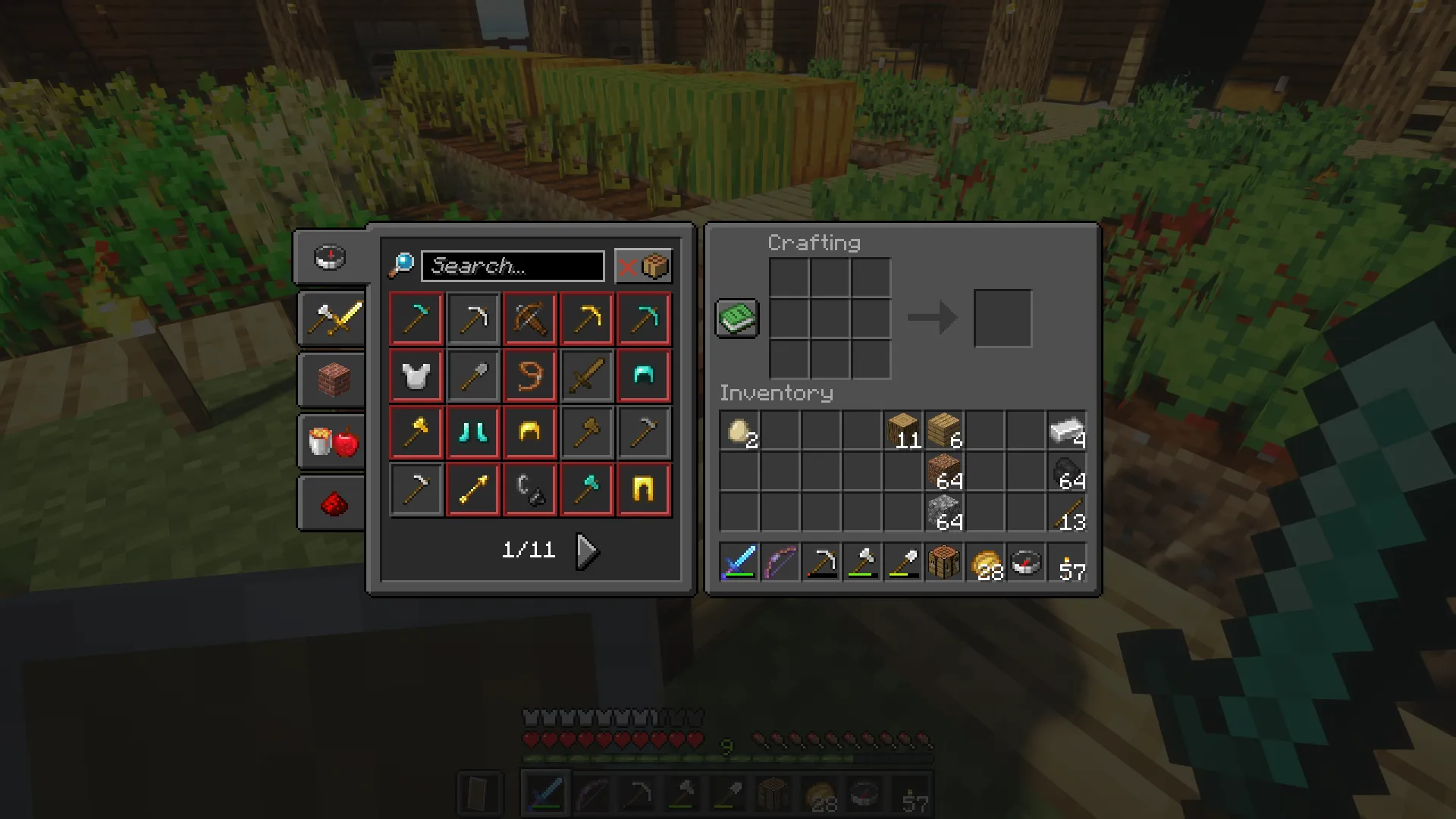 Default Dark Mode, Текстуры, Minecraft