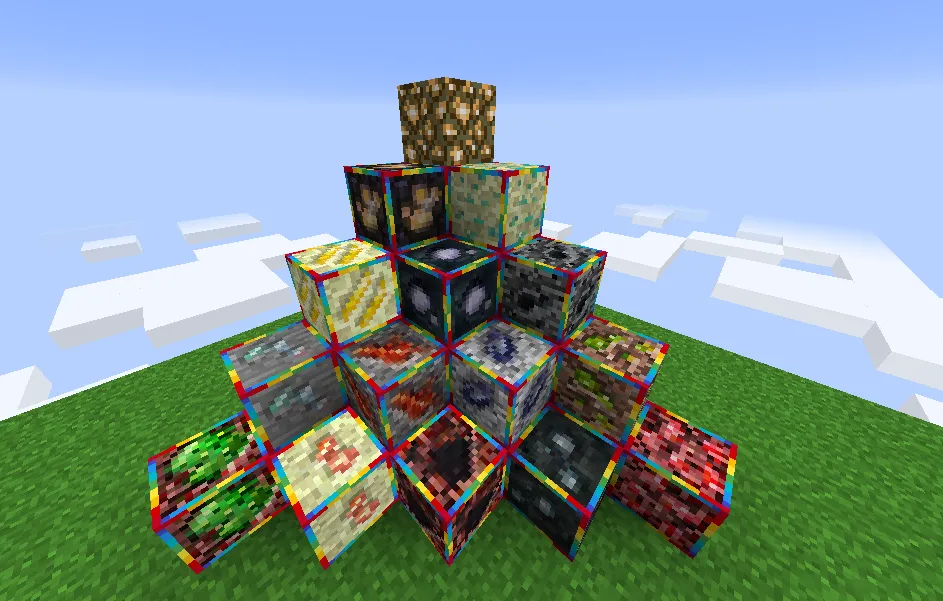 TAIGA Rainbowed — скриншот 1 (Текстуры, Minecraft)