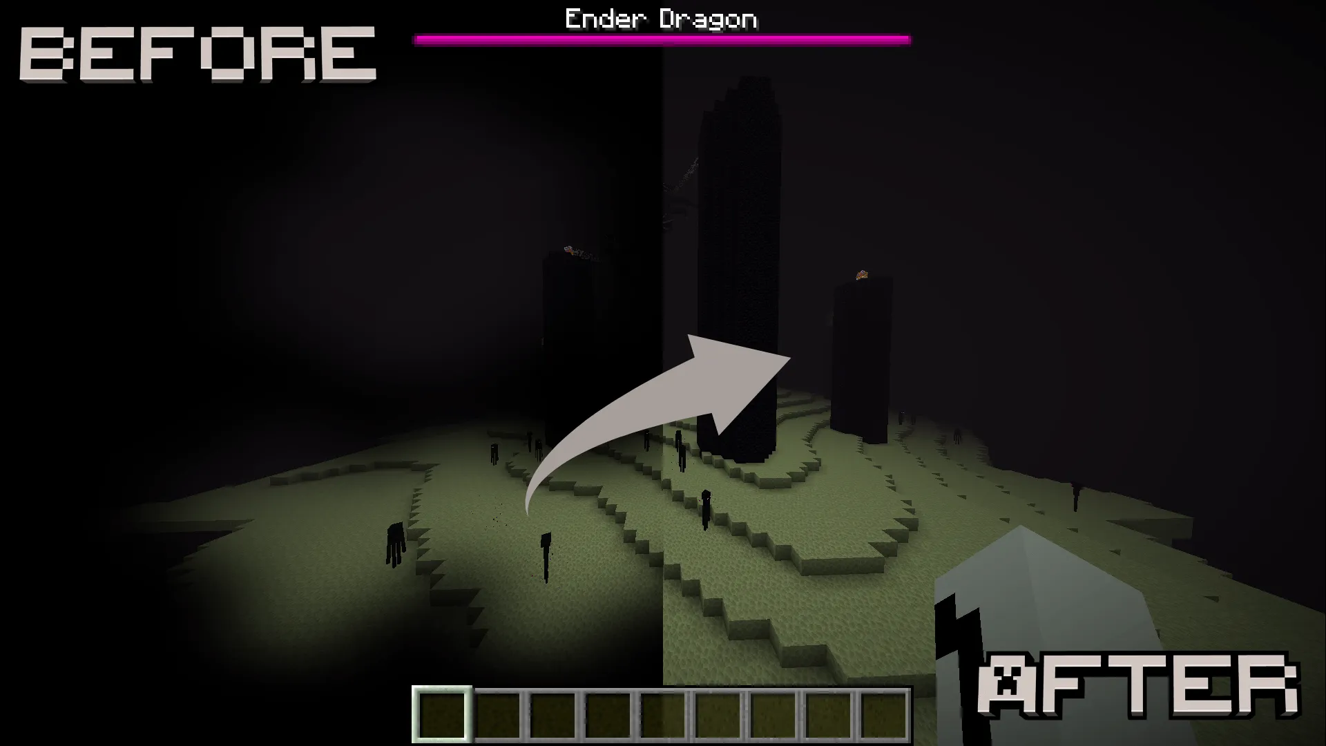 No Pumpkin Vision Blur, Текстуры, Minecraft