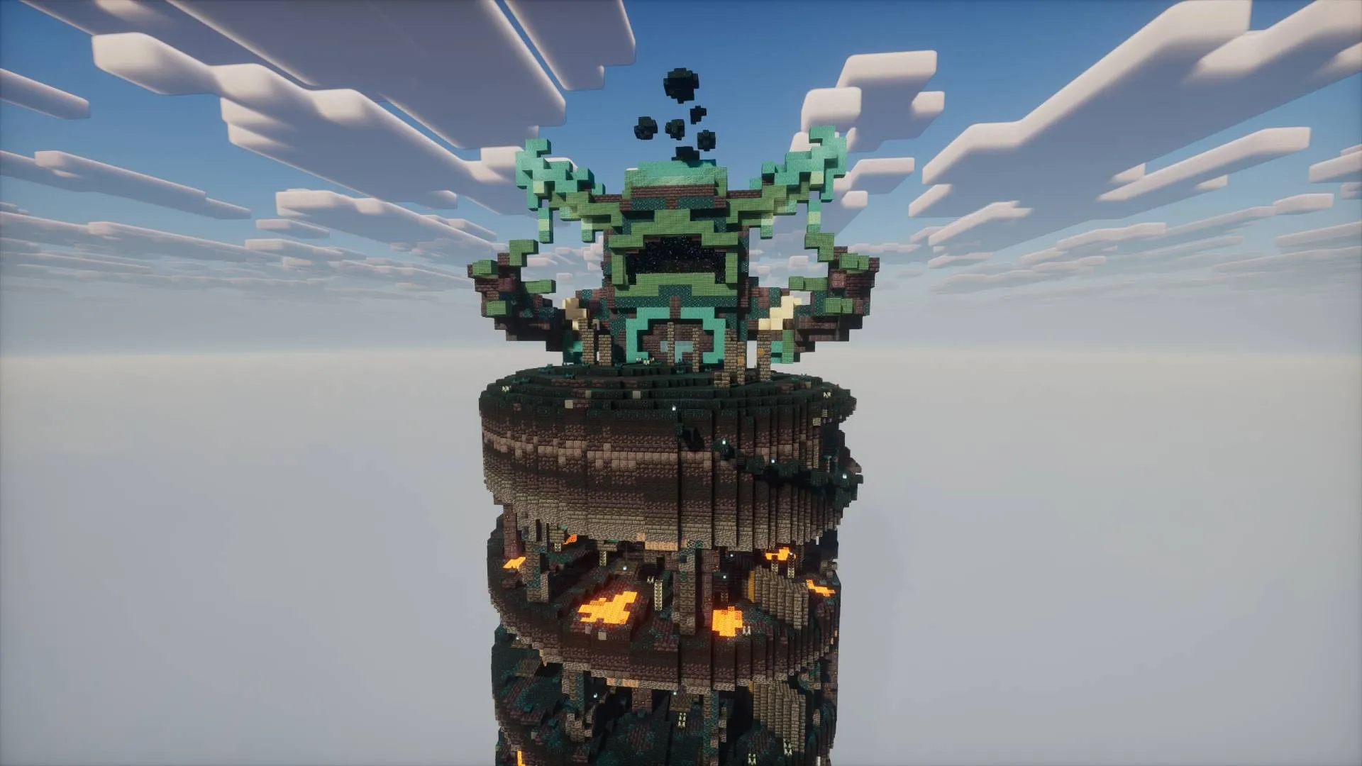 Warden Parkour, Карты, Minecraft