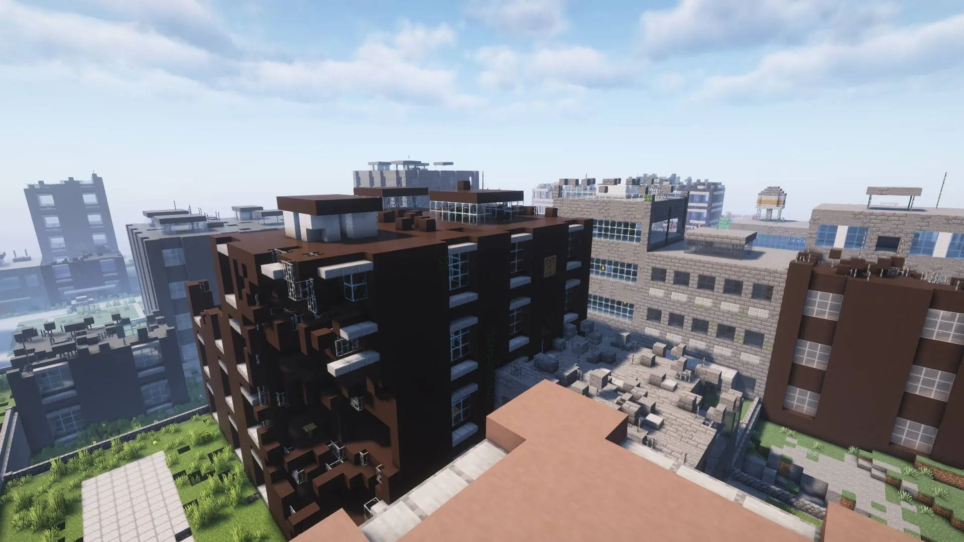 Treehouse: In a Concrete Jungle — скриншот 5 (Модпаки, Minecraft)
