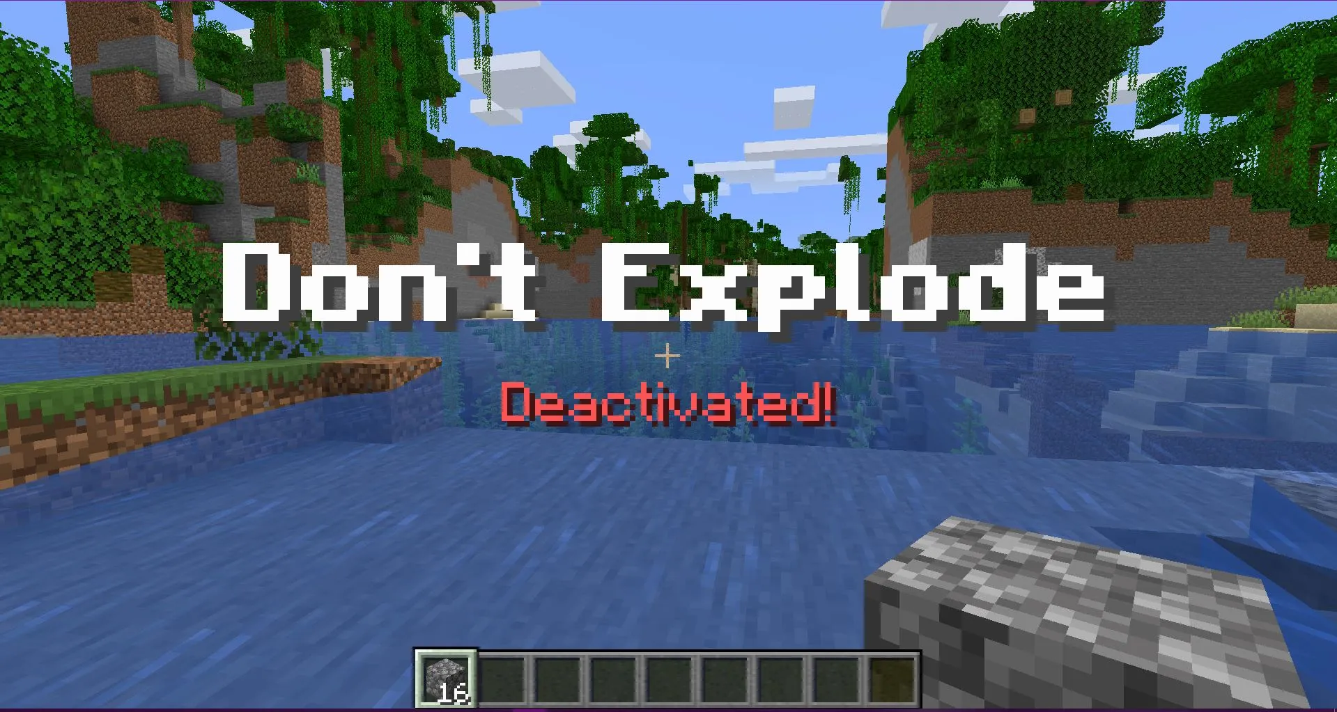 The Don't Explode Challenge!, Моды, Minecraft
