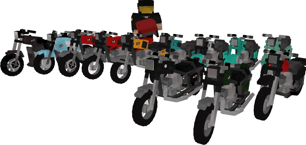 Blocky Bikes — скриншот 2 (Моды, Minecraft)