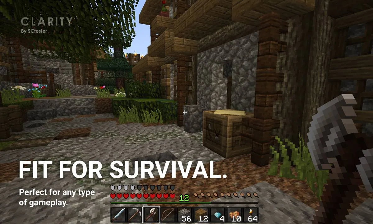 Clarity, Текстуры, Minecraft