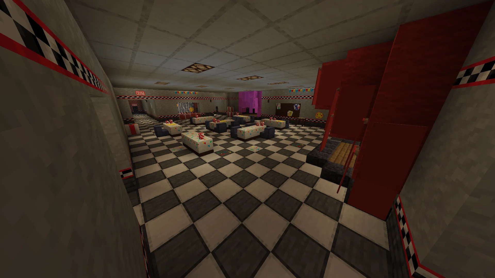 Fazbear’s Pizza (HW) — скриншот 1 (Карты, Minecraft)