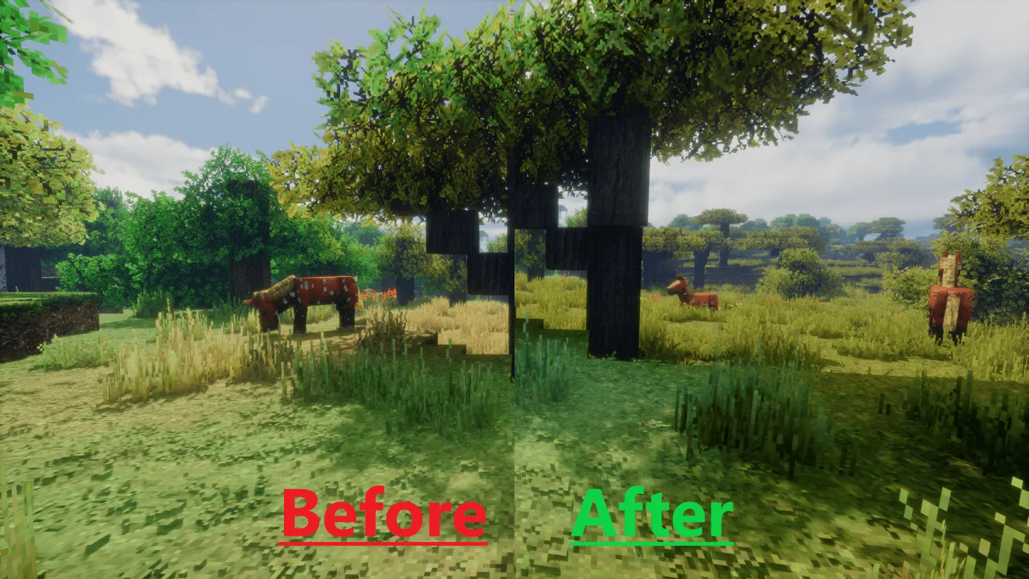 HexaBiome NatureGreen, Текстуры, Minecraft