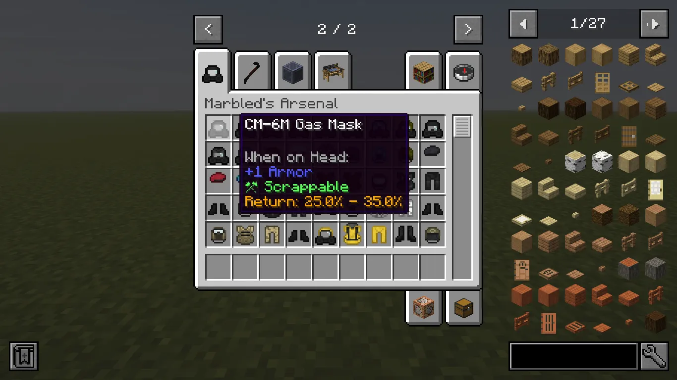 Item Scrapper Pack - Marbled's Arsenal — скриншот 1 (Моды, Minecraft)