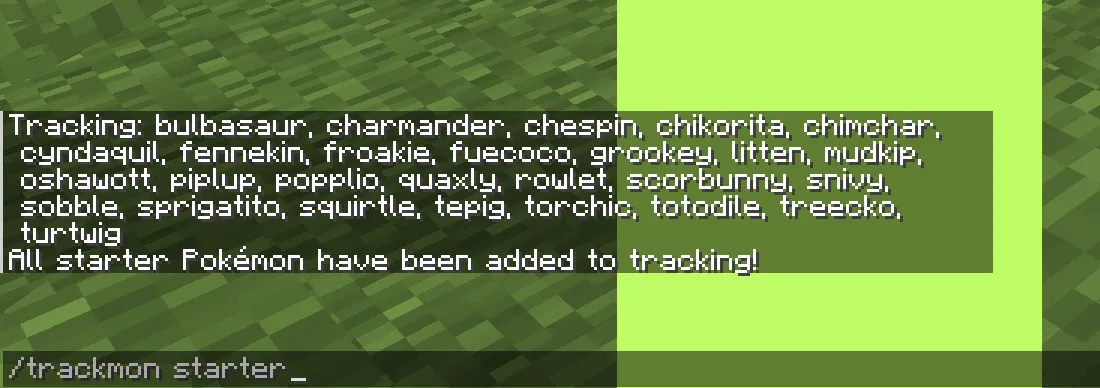 Cobblemon Trackmon, Моды, Minecraft