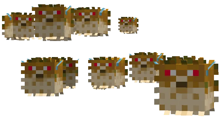 PuffBees OF, Текстуры, Minecraft