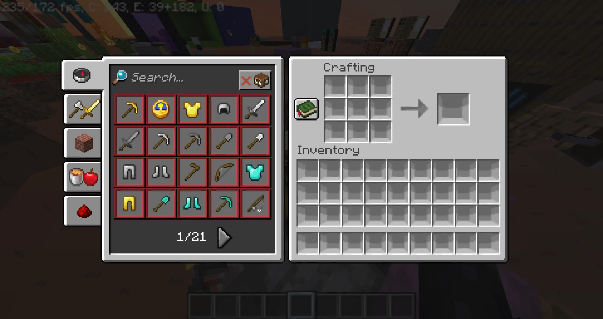 Shelves GUI — скриншот 4 (Текстуры, Minecraft)