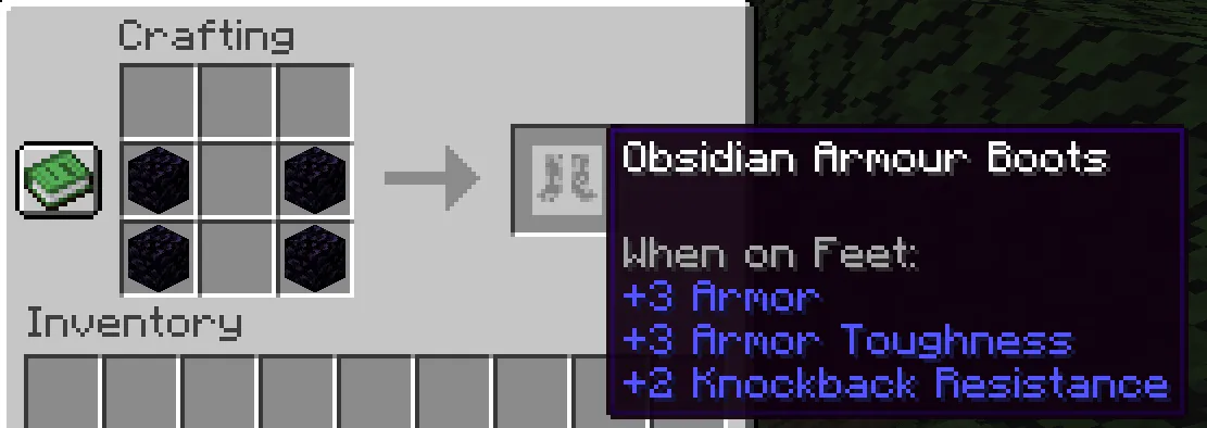 Obsidian Armor & Tools Pack — скриншот 6 (Моды, Minecraft)