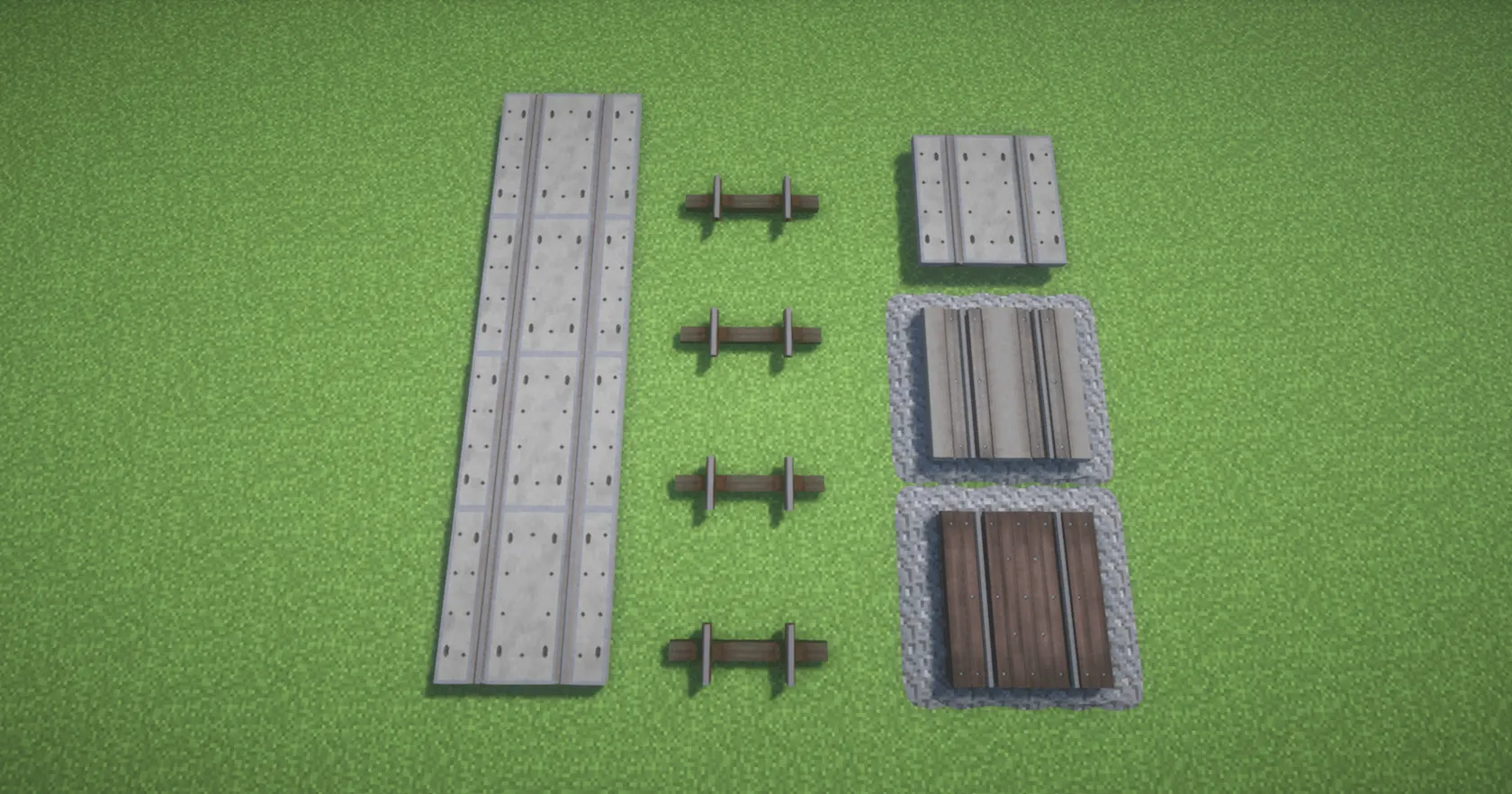 North American Tracks - Immersive Railroading — скриншот 11 (Текстуры, Minecraft)