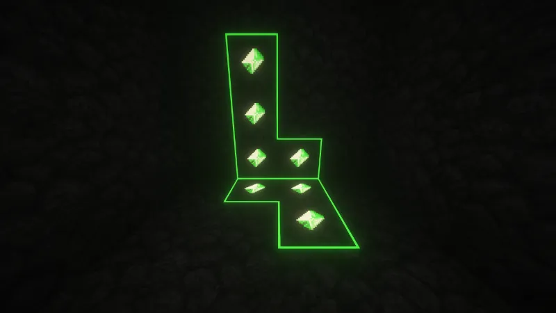 John Smith Legacy - Glowing Ores — скриншот 13 (Текстуры, Minecraft)
