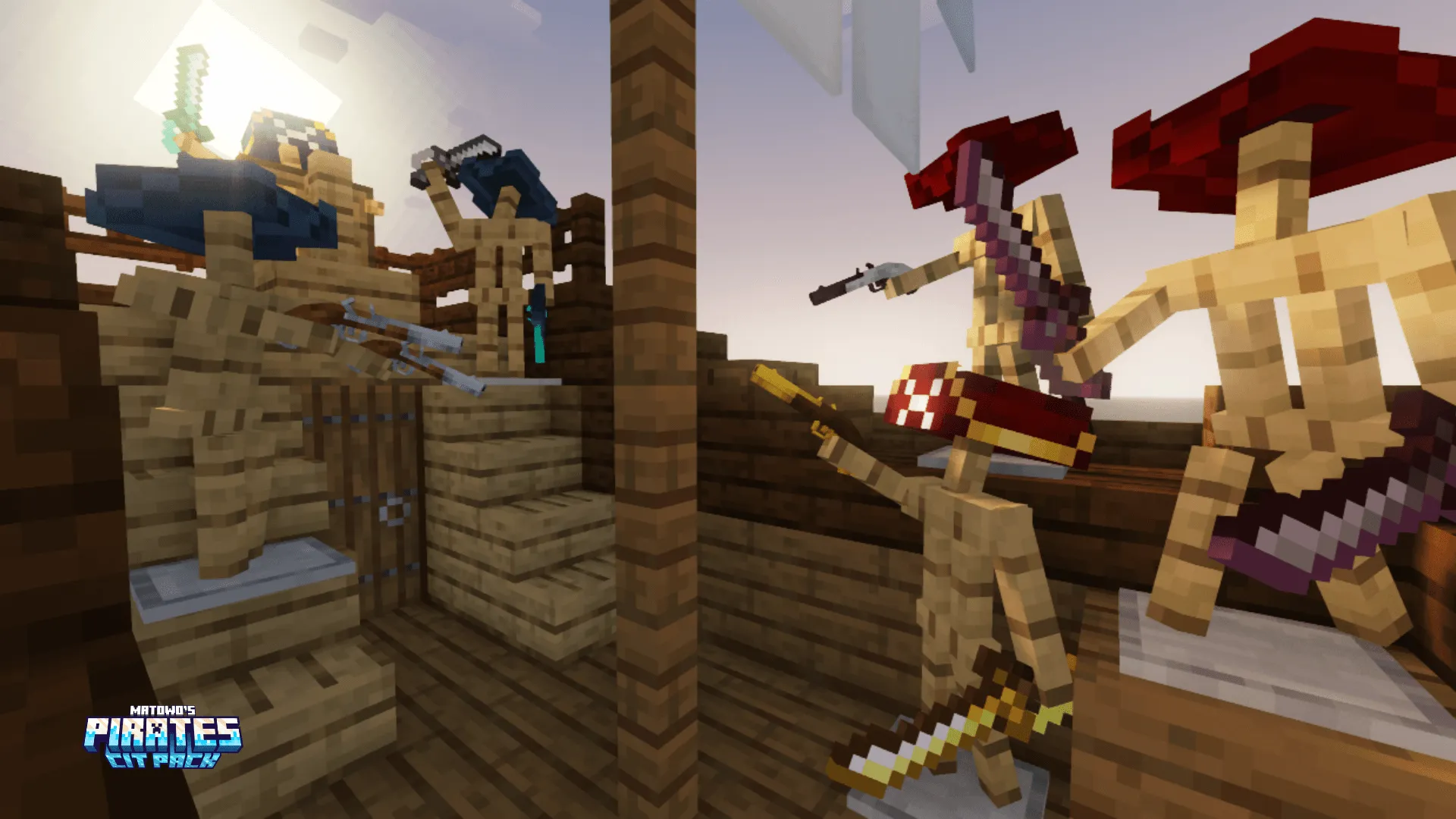 MTW's Pirates CIT Pack, Текстуры, Minecraft
