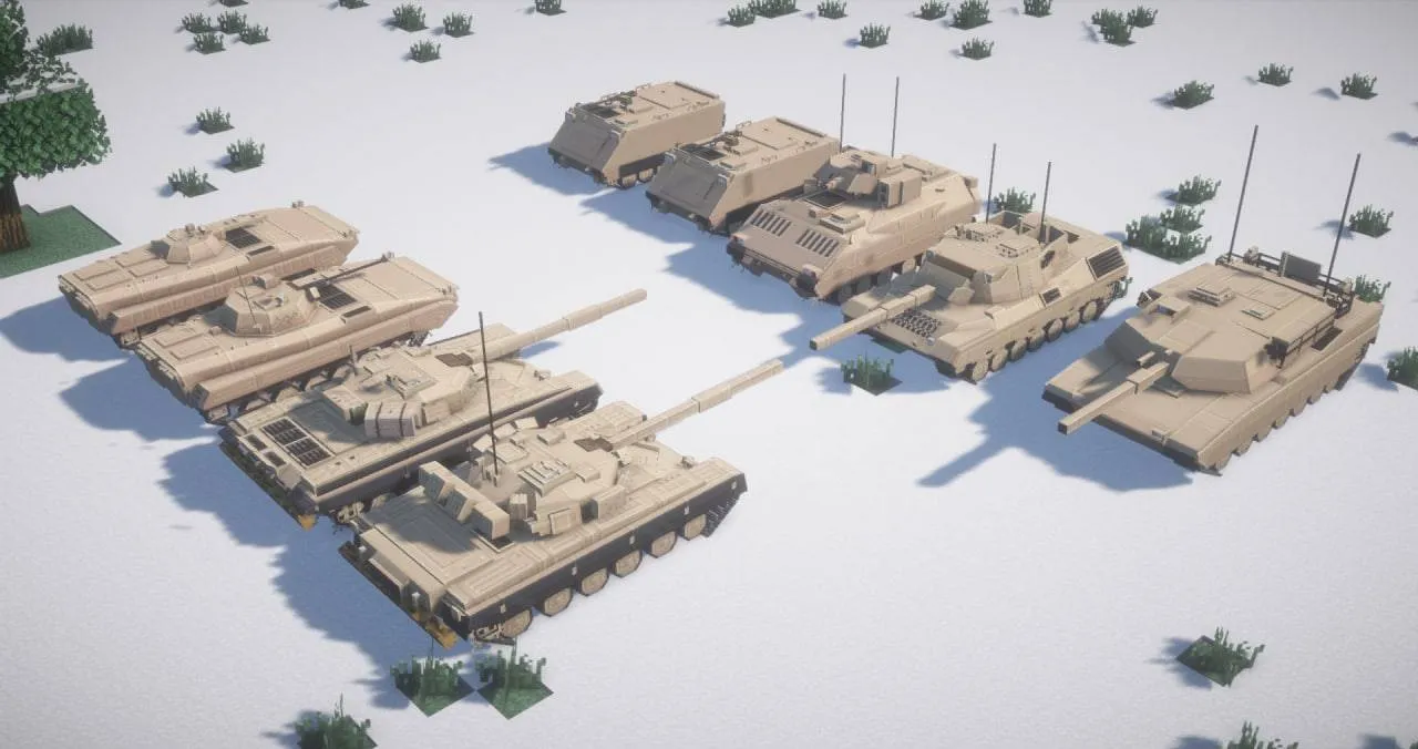 [IV/MTS] P:WIC [Project: World in Conflict], Моды, Minecraft