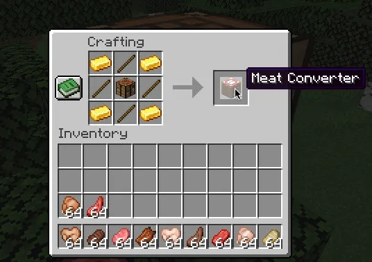 Meat To Leather Converter, Моды, Minecraft