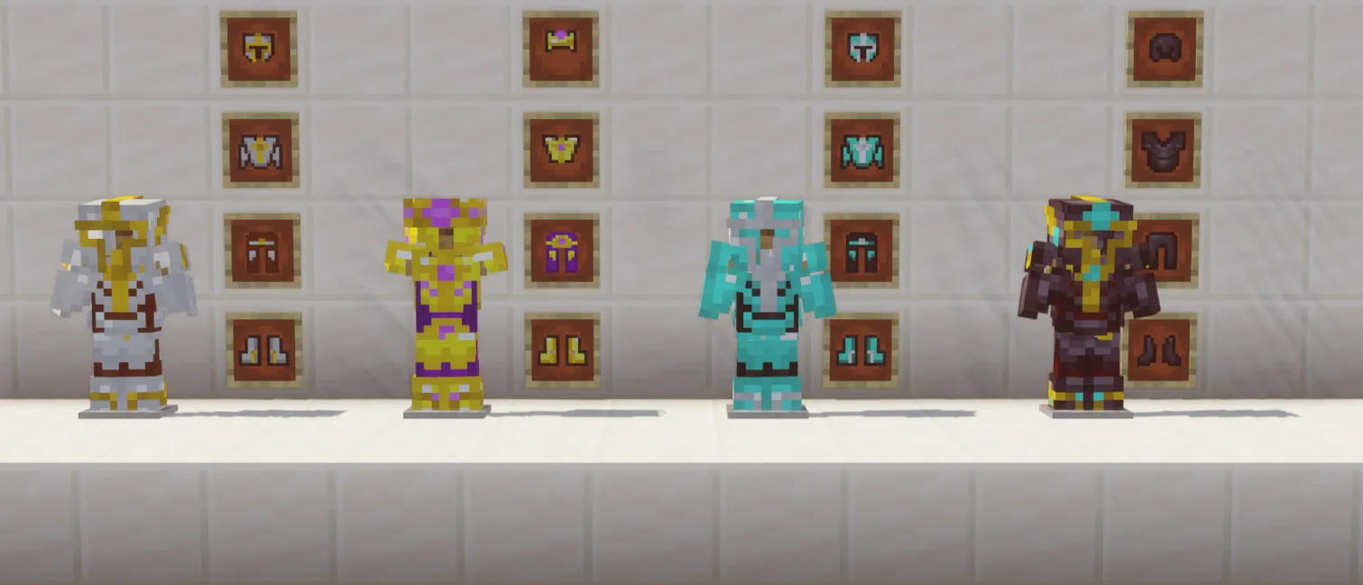 Holy Paladin Armors — скриншот 5 (Текстуры, Minecraft)