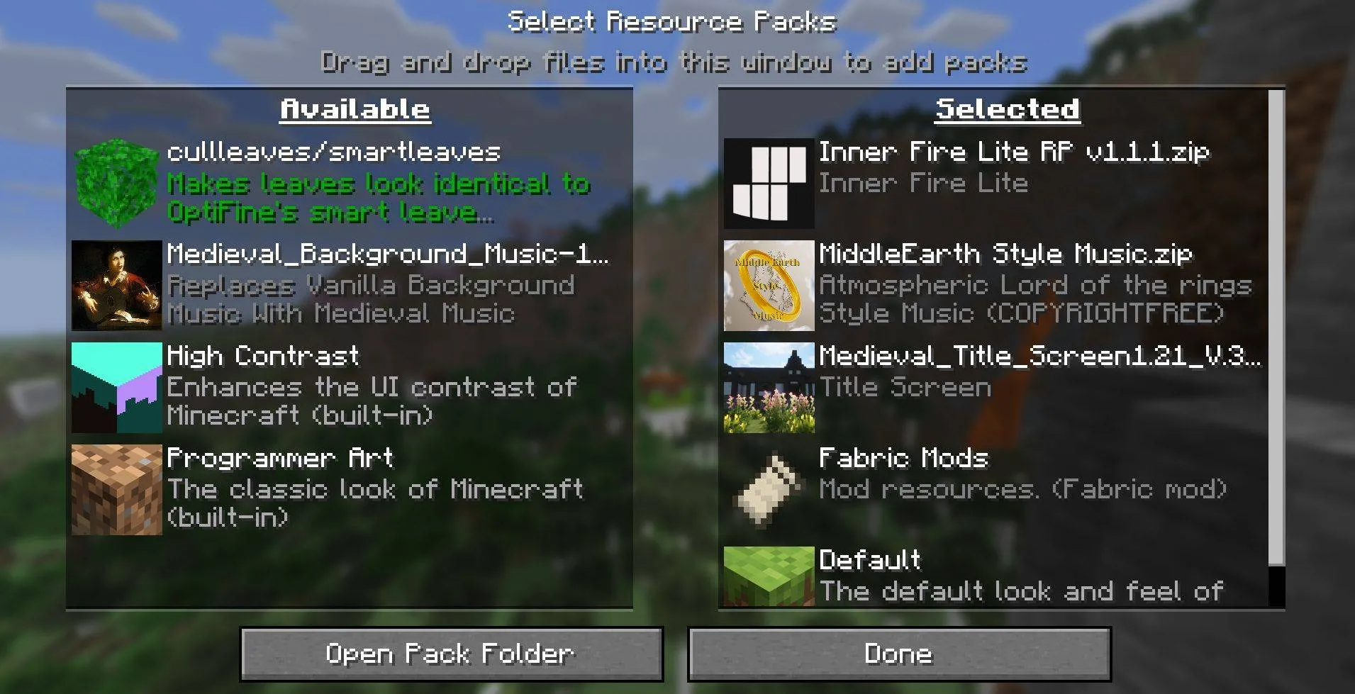 Inner Fire Lite RP — скриншот 1 (Текстуры, Minecraft)