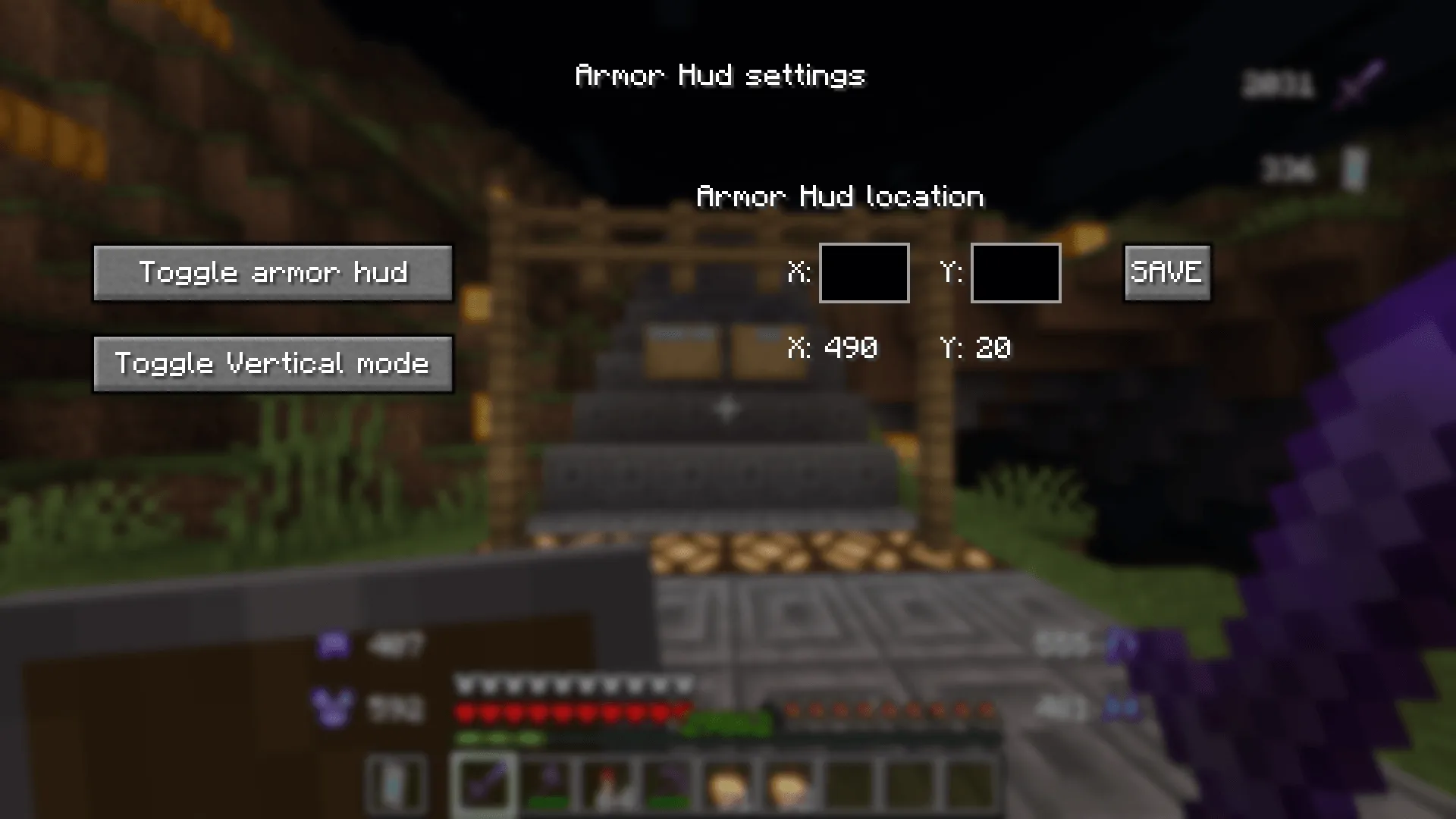 Armor Durability HUD, Моды, Minecraft