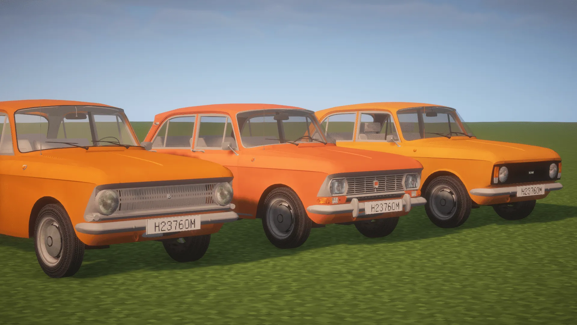 [Immersive Vehicles] AZLK/IZH car pack — скриншот 3 (Моды, Minecraft)