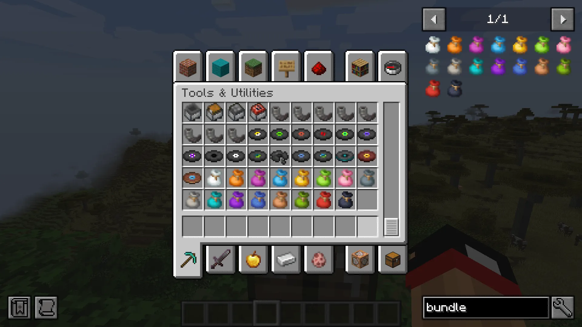 BundleInPalette — скриншот 2 (Моды, Minecraft)