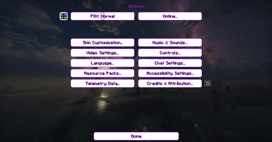 SI: Legacy UI - Lightmode Purple [DISCONTINUED], Текстуры, Minecraft