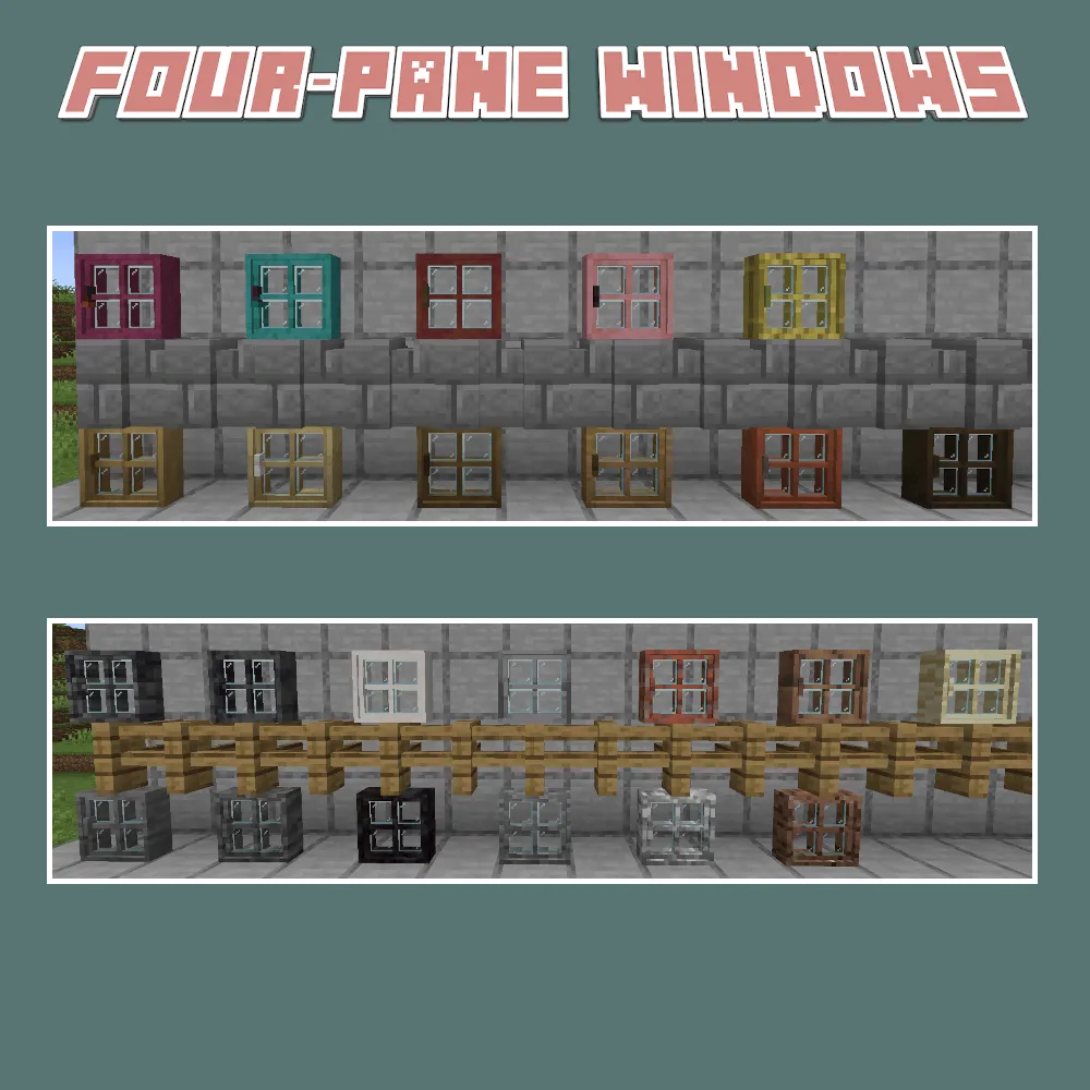 Aesthetic Windows, Моды, Minecraft