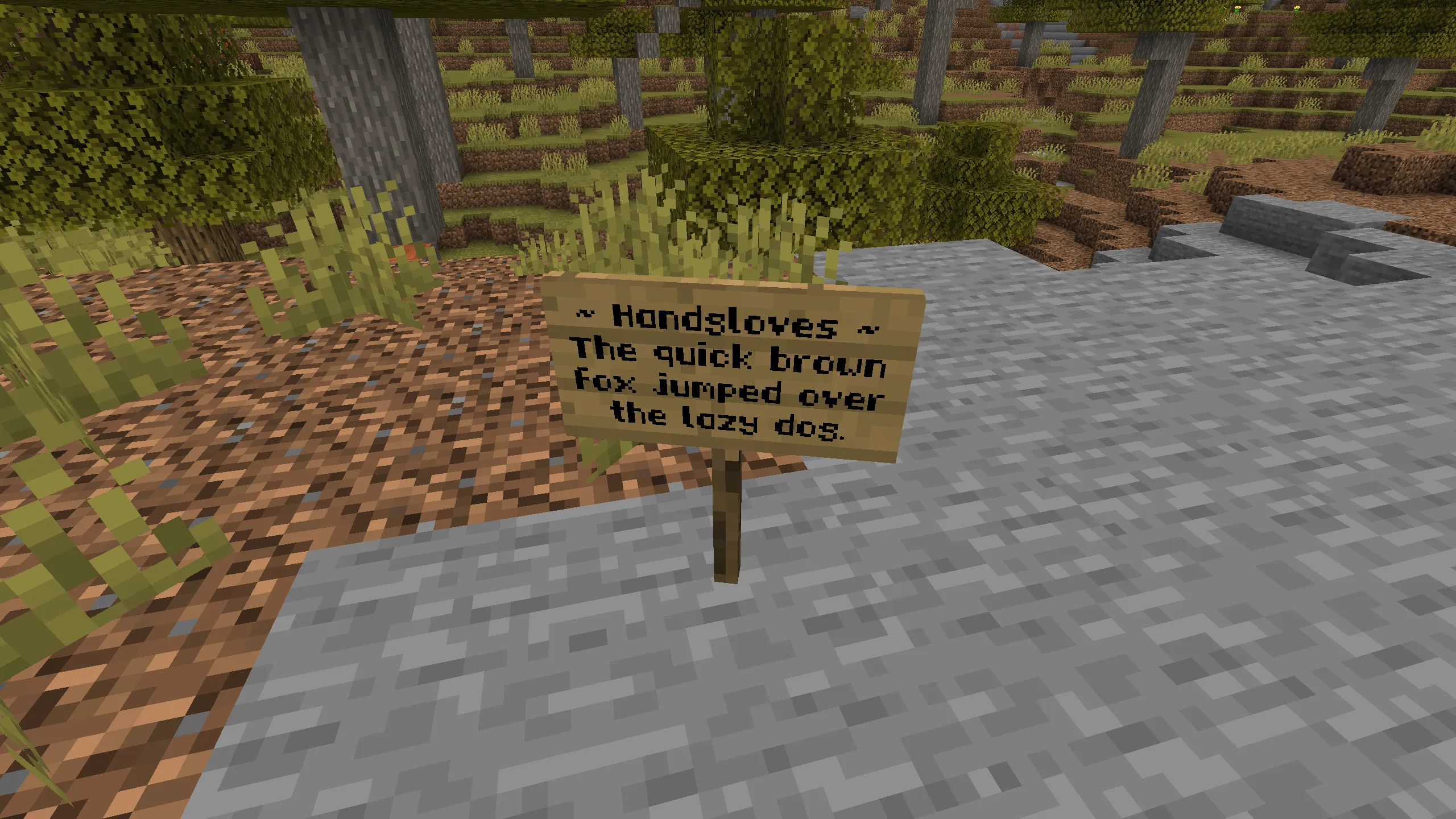Unsanded (Font) — скриншот 2 (Текстуры, Minecraft)
