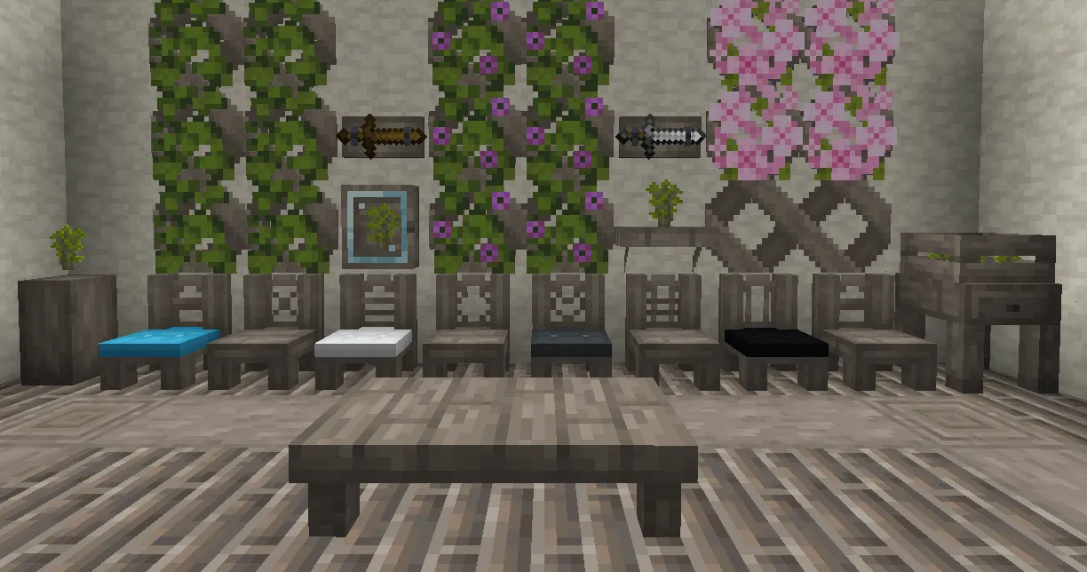 Ashy Gray Acacia, Текстуры, Minecraft
