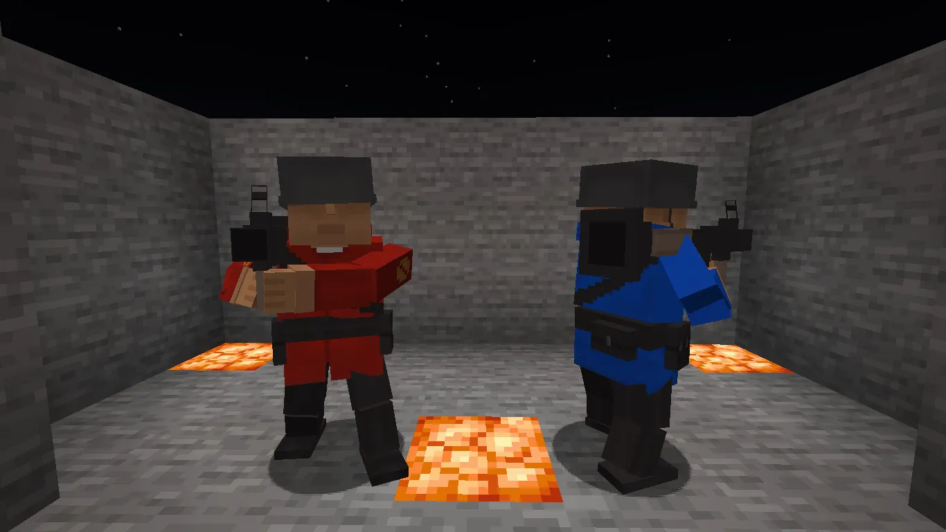 TF2 Mobs, Моды, Minecraft