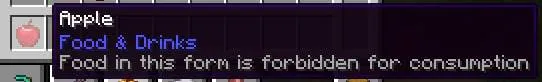 FoodNerf, Моды, Minecraft