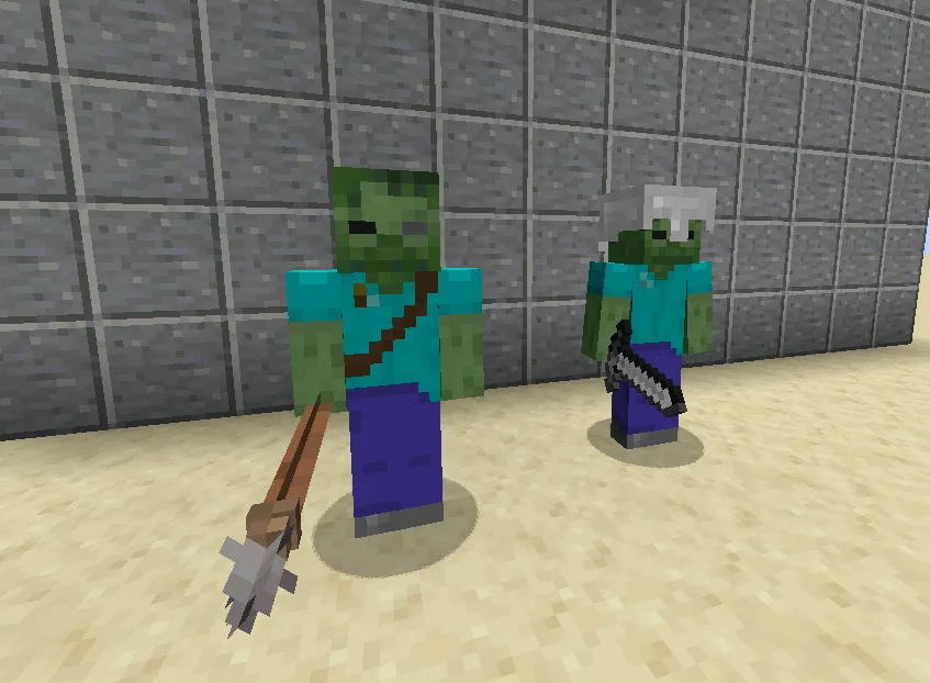 More weapons and tools, Моды, Minecraft