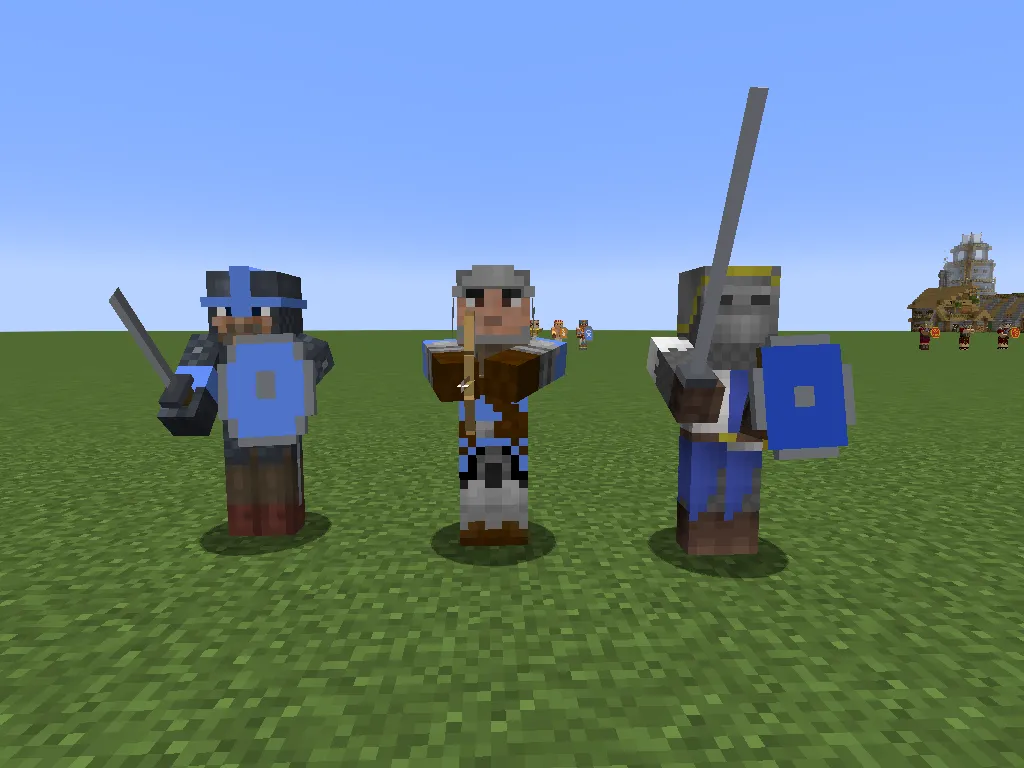 Medieval Warfare V2 (V3 LOADING), Моды, Minecraft