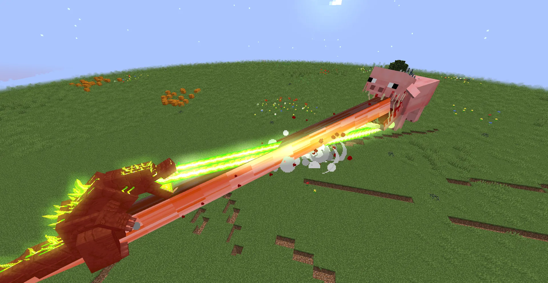 Pigzilla, Моды, Minecraft