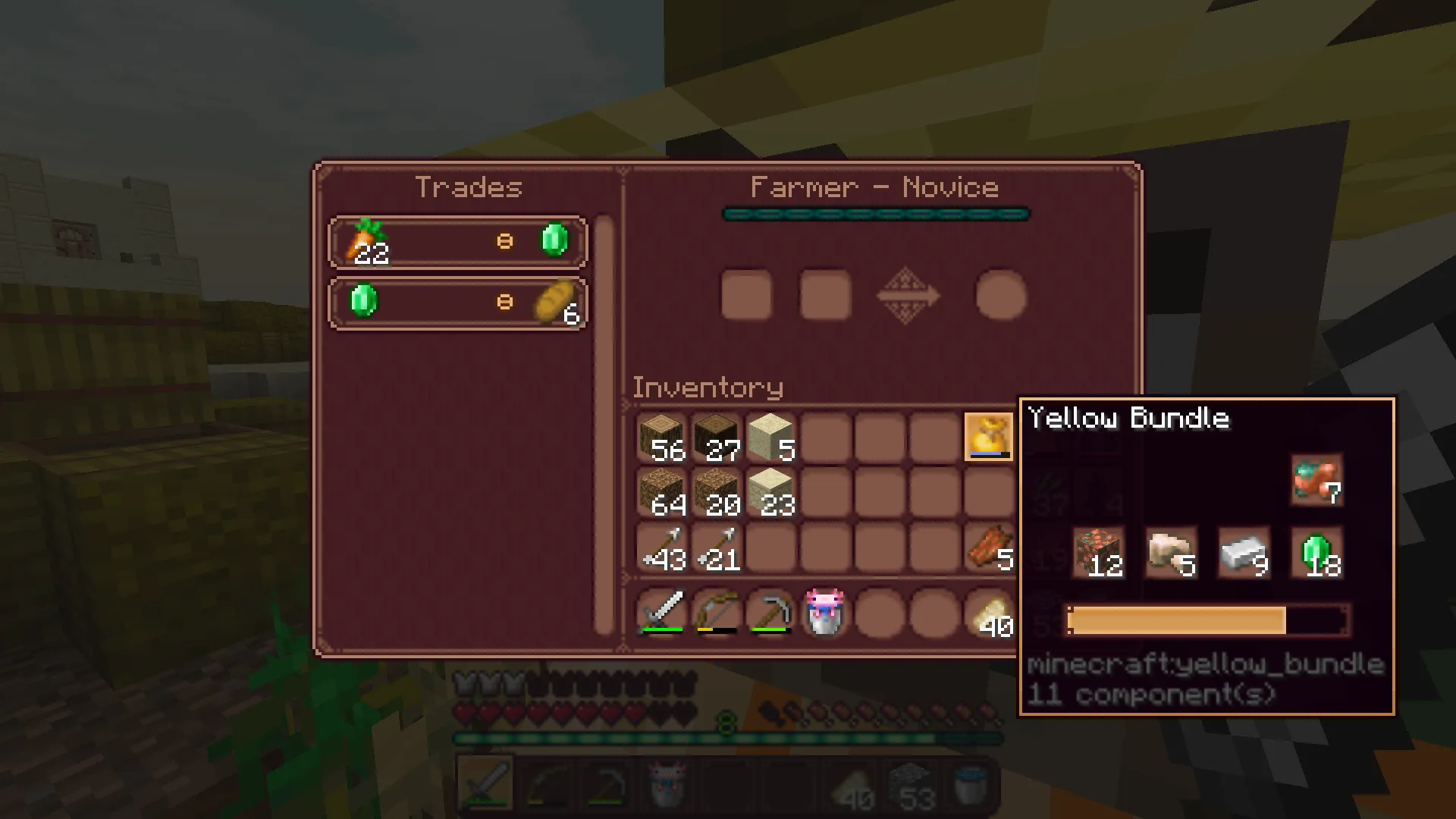 Dark Coffee GUI, Текстуры, Minecraft