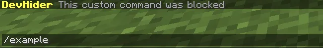 DevHider, Плагины, Minecraft