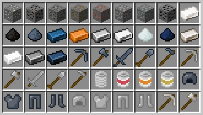 LotsOfMetalMod, Моды, Minecraft