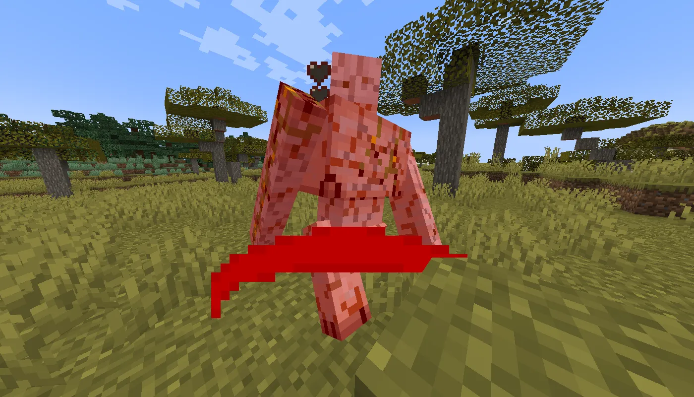 Red Sweep Effect — скриншот 2 (Текстуры, Minecraft)