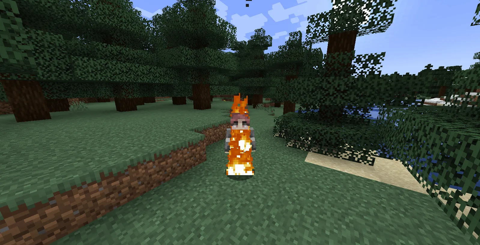 Always on fire — скриншот 2 (Моды, Minecraft)
